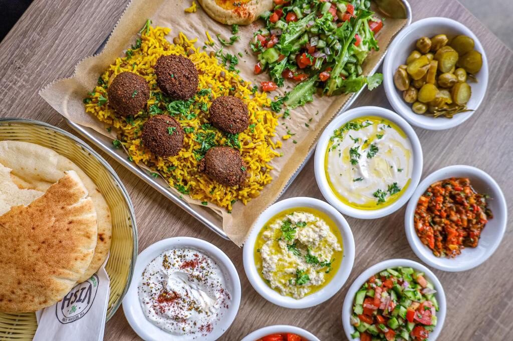 vish canada VISH is a Mediterranean restaurant with a variety of authentic Middle Eastern dishes. We’ve got the best falafel, shawarma, kabab, hummus, labani, and other salads from the middle eastern cuisine